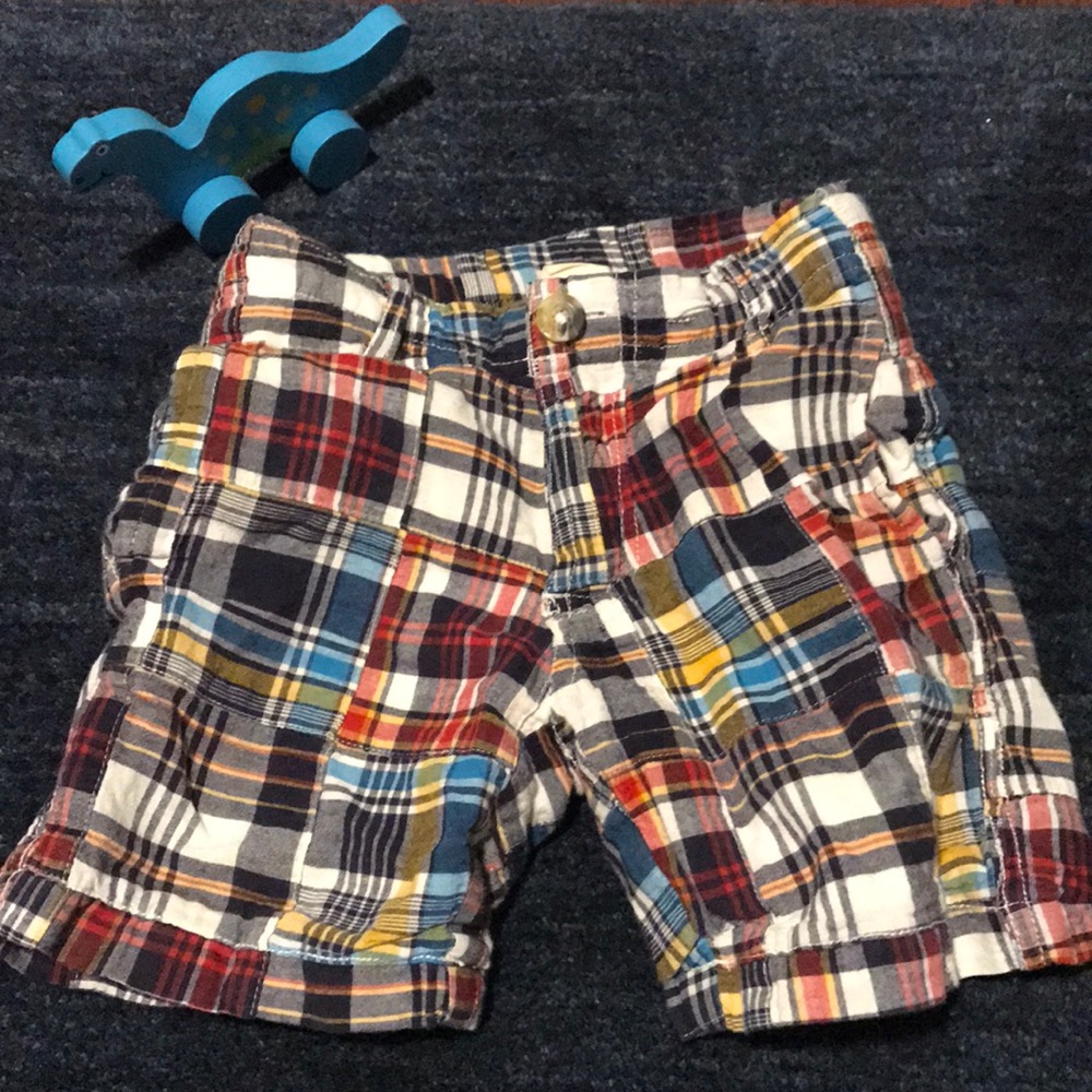 Jack Thomas colorful madras shorts 2T